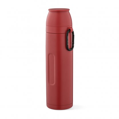 Bouteille Isotherme En Inox Recyclé 1000ml FLINDERS Rouge De Face