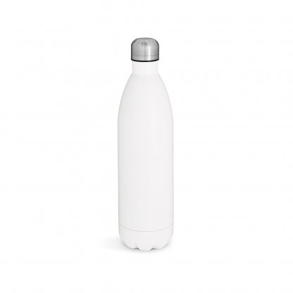 Bouteille Isotherme En Inox Recyclé 1070ml MISSISSIPPI Blanche De Face