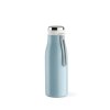 Bouteille Isotherme En Inox Recyclé 380ml ARKANSAS Bleu De Face Bouteille Isotherme En Inox Recyclé 380ml ARKANSAS Bleu De Face
