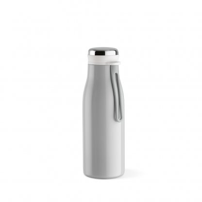 Bouteille Isotherme En Inox Recyclé 380ml ARKANSAS Grise De Face