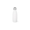 Bouteille Isotherme En Inox Recyclé 400ml MISSISSIPPI Blanche De Face