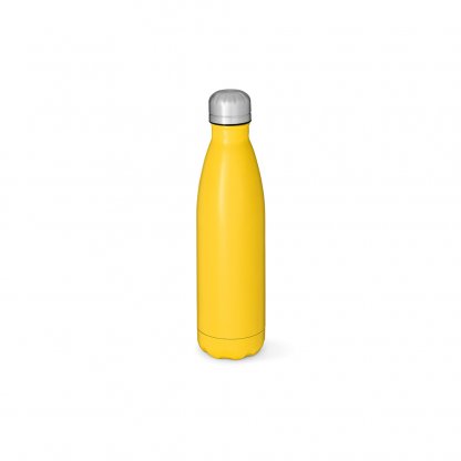 Bouteille Isotherme En Inox Recyclé 500ml MISSISSIPPI Jaune De Face