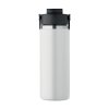 Bouteille Isotherme En Inox Recyclé 500ml SUMA GRIP Blanc De Dos