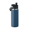 Bouteille Isotherme En Inox Recyclé 500ml SUMA GRIP Bleu