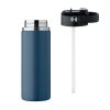Bouteille Isotherme En Inox Recyclé 500ml SUMA GRIP Bleu Décomposition
