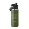 Bouteille Isotherme En Inox Recyclé 500ml SUMA GRIP Vert Marquage
