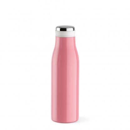 Bouteille Isotherme Publicitaire En Inox Recyclé 470ml ARKANSAS Rose De Dos