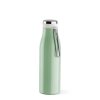 Bouteille Isotherme Publicitaire En Inox Recyclé 470ml ARKANSAS Verte De Face