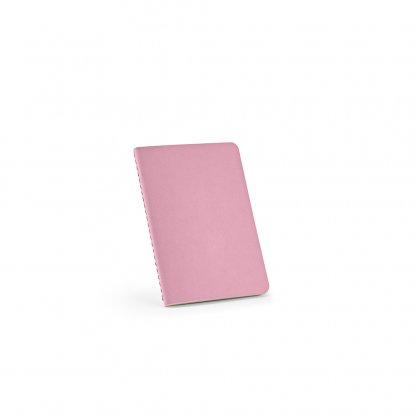 Carnet A6 En Carton Recyclé Cousue BRONTE Rose De Face