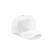 Casquette En Coton Recyclé 5 Pans 280g HENDRIX Blanche De Coté