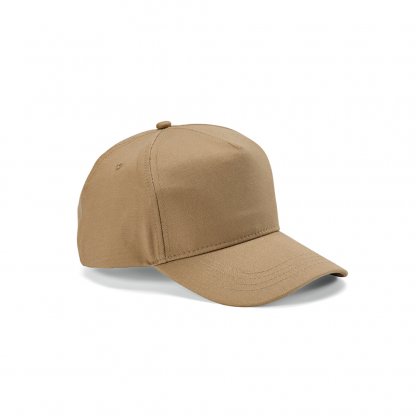 Casquette En Coton Recyclé 5 Pans 280g HENDRIX Naturel De Côté