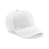 Casquette En Coton Recyclé 6 Pans 280g DARRELL Blanche De Côté Casquette En Coton Recyclé 6 Pans 280g DARRELL Blanche De Côté