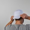 Casquette En Coton Recyclé 6 Pans 280g DARRELL Blanche Porté Casquette En Coton Recyclé 6 Pans 280g DARRELL Blanche Porté