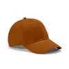 Casquette En Coton Recyclé 6 Pans 280g DARRELL Marron De Côté Casquette En Coton Recyclé 6 Pans 280g DARRELL Marron De Côté