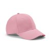 Casquette En Coton Recyclé 6 Pans 280g DARRELL Rose De Côté Casquette En Coton Recyclé 6 Pans 280g DARRELL Rose De Côté