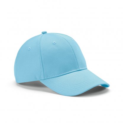 Casquette En Coton Recyclé 6 Pans 280g DARRELL Turquoise De Côté