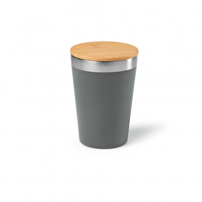 Mug En Inox Recyclé 300ml DON TRAVEL Gris De Face