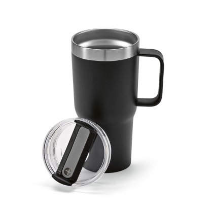 Mug En Inox Recyclé 490ml NEMAN Avec Couvercle