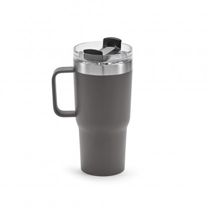 Mug En Inox Recyclé 490ml NEMAN Gris De Face