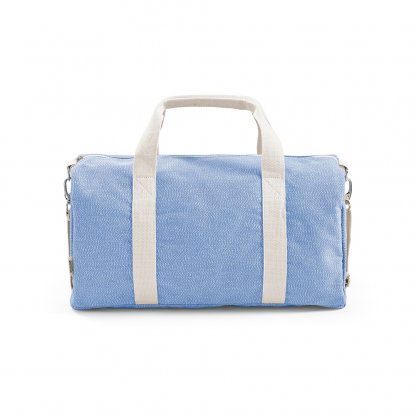 Sac De Sport En Coton Recyclé SEOUL Sac Bleu De Face