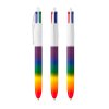 Stylo Bille 4 Couleurs Personnalisable BIC 4 RAINBOW DECOR Photo Principale