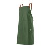 Tablier En Coton Recyclé 280g KANDINSKY Vert De Face