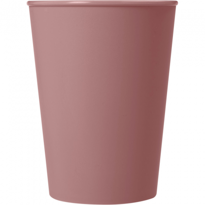 Gobelet En Bioplastique 300ml Rose De Face