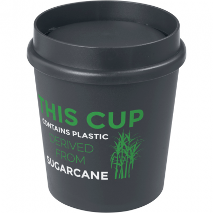 Mug Avec Couvercle 360° En Bioplastique 200ml Granit Avec Marquage