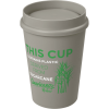 Mug Avec Couvercle 360° En Bioplastique 300ml Gris Avce Marquage Mug Avec Couvercle 360° En Bioplastique 300ml Gris Avce Marquage