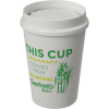 Mug Avec Couvercle 360° En Bioplastique 300ml Ivoire Avec Marquage Mug Avec Couvercle 360° En Bioplastique 300ml Ivoire Avec Marquage