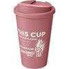 Mug Double Paroi En Bioplastique Avec Couvercle Anti Déversement 350ml Rose Mug Double Paroi En Bioplastique Avec Couvercle Anti Déversement 350ml Rose