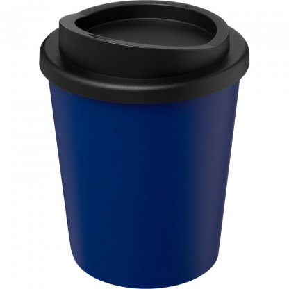 Mug Double Paroi En Plastique Recyclé 250ml Bleu Marine