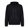 Coupe Vent Mixte En Polyester Recyclé 70g LOGAN Noir De Face Coupe Vent Mixte En Polyester Recyclé 70g LOGAN Noir De Face
