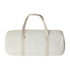 Sac Polochon En Coton Recyclé 250g 50x23cm LÉON Naturel De Dos