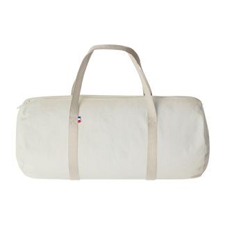 Sac polochon publicitaire en coton recyclé - 250g - 50x23cm - LÉON