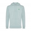 Sweat à Capuche Mixte En Coton Bio Et Recyclé 340g JASPER Vert Clair Avec Marquage