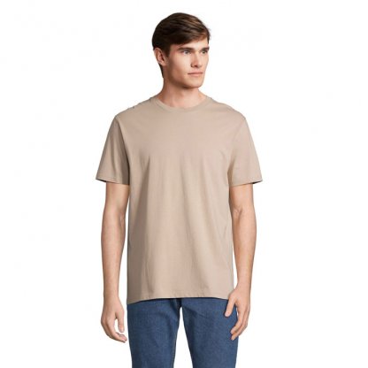 T Shirt Mixte En Coton Bio 175g LEGEND Marron De Face