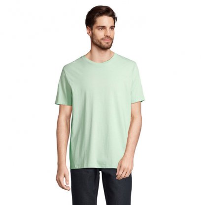 T Shirt Mixte En Coton Bio 175g LEGEND Vert Pastel De Face