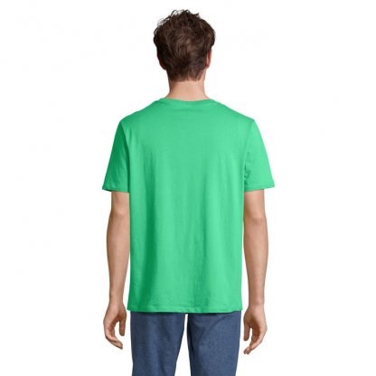 T Shirt Mixte En Coton Bio 175g LEGEND Vert Vif De Dos