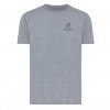 T Shirt Mixte En Coton Bio Et Recyclé 180g BRETT Gris Chiné Avec Marquage