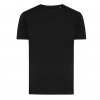 T Shirt Mixte En Coton Bio Et Recyclé 180g BRETT Noir De Face