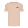 T Shirt Mixte En Coton Bio Et Recyclé 180g BRETT Pêche Avec Marquage