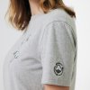 T Shirt Mixte En Coton Recyclé Non Teinté 180g MANUEL Gris Broderie Manche T Shirt Mixte En Coton Recyclé Non Teinté 180g MANUEL Gris Broderie Manche