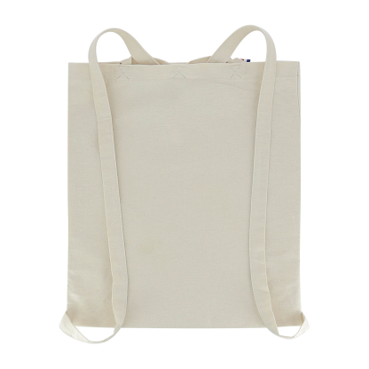 Tote Bag à Dos En Coton Recyclé 250g 36x40cm PRADO Anses Sac à Dos