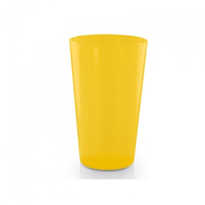 Gobelet Réutilisable En Polypropylène 390ml GLASS MAX Jaune Translucide