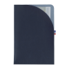 Porte Carte Grise En Cuir Végétal MILO Bleu Marine Photo Principale