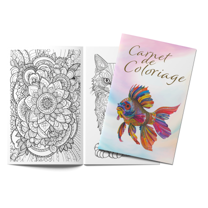 Carnet De Coloriage En Papier Recyclé Et Certifié A5