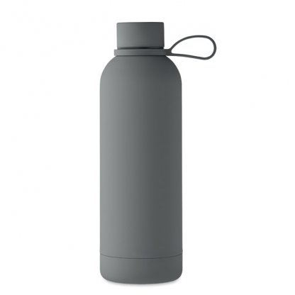 Gourde Double Paroi En Inox Recyclé 500ml EMERALD Gris Anthracite