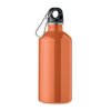 Gourde En Inox Recyclé Avec Mousqueton 500ml REMID MOSS Orange