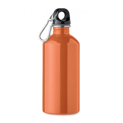 Gourde En Inox Recyclé Avec Mousqueton 500ml REMID MOSS Orange